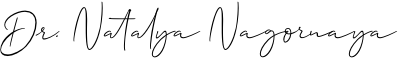 Dr. Nagornaya signature