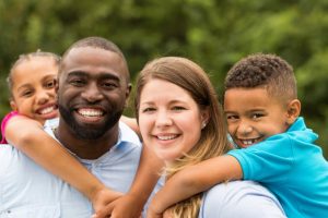 family smiles